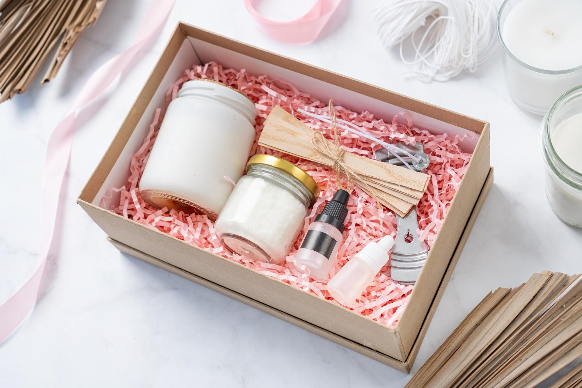 Coffre bougie parfumée